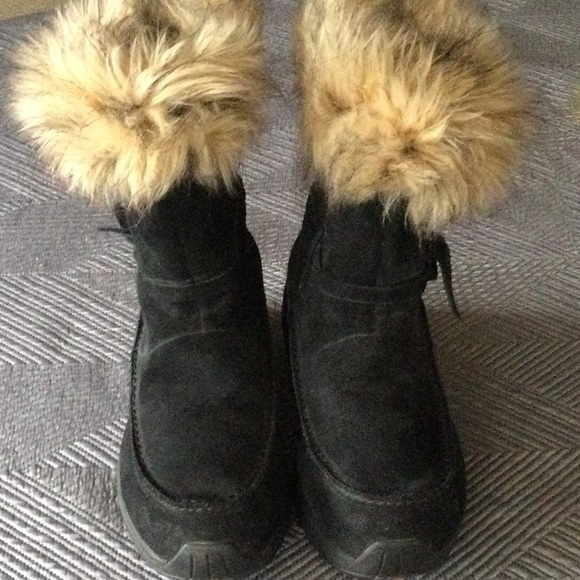 Sorel Waterproof Northern Lite size 6.5 black suede winter boots for women - Picture 2 of 11